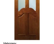 Solid Mahogany Unglazed Doors