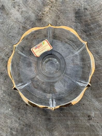 Mid century Joska crystal candle holder