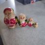 Matryoshka doll  Hand Painted Russian Dolls set of 4 Image 2