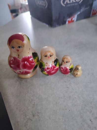 Matryoshka doll  Hand Painted Russian Dolls set of 4