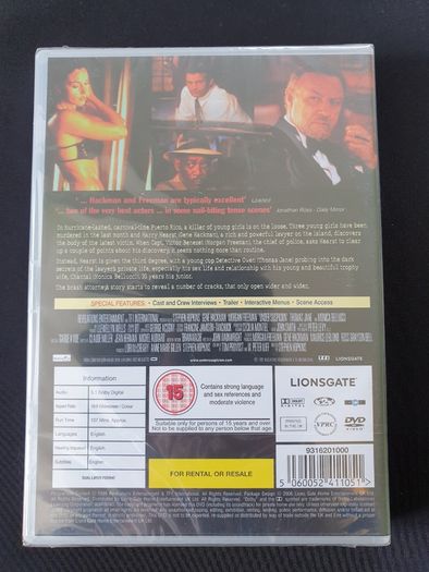 Under Suspicion DVD Gene Hackman Morgan Freeman Thomas Jane Monica Bellucci