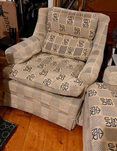 3 seater sofa and armchair