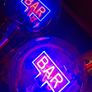 Retro style Bar light with neon bulb.. Image 3