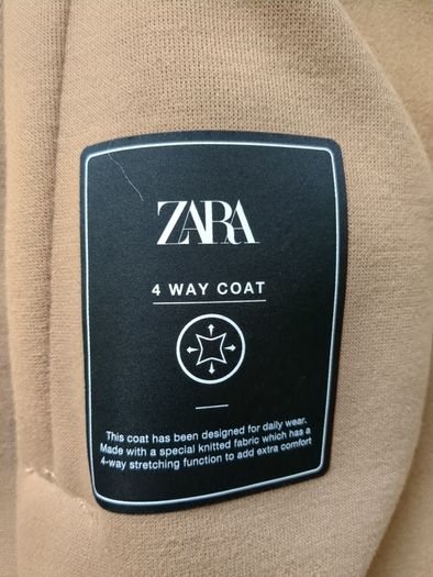 Zara Men Camel coat