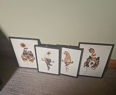 framed pictures made with butterfly wings