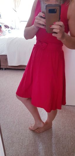 Red Skater Dress Dorothy Perkins - 8