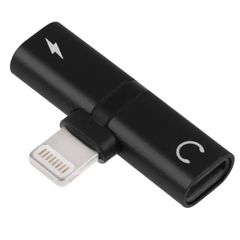 8 Pin Dual Audio Adapter Charger Splitter For iPhone 8 7 11 12 XS MAX