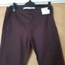 Primark  Burgundy Coated Trousers . S.12  B.N.W.T. Image 2