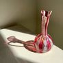 Vintage Venetian Style Hand Blown Art Glass Ewer Latticino 15cm Image 2