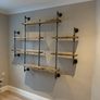 Custom built Irish oak shelving shelf unit - Barrel & Gunn craftsman Image 3