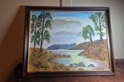 oil painting callow lake co mayo