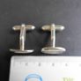 Vintage Engraved "J P D" Sterling Silver 925 Cufflinks Image 4