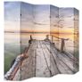 Folding Room Divider 228x170 cm Lake Image 3