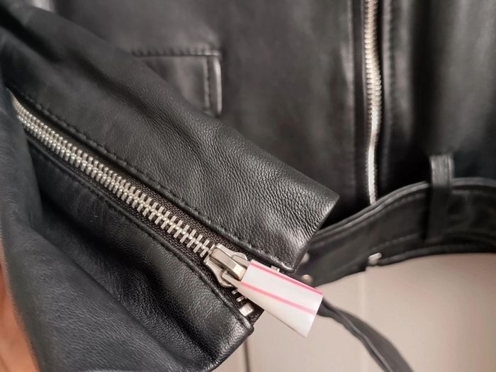 Stradivarius leather jacket