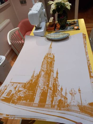 Large Prints Irish Scenes Dublin