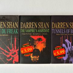 Darren Shan Saga Books 1-3 Cirque Du Freak etc