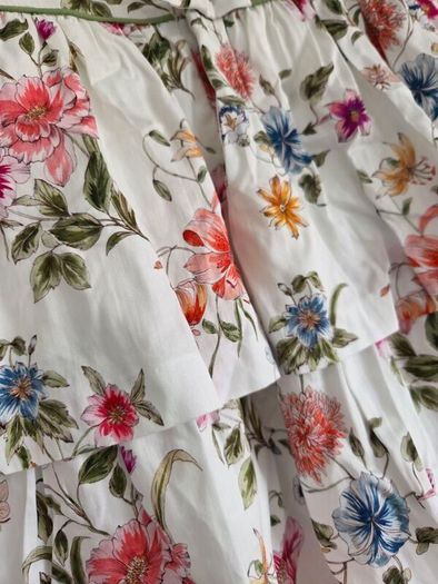 8years, With Tags NEW Villalobos Floral Tiered Girls Dress