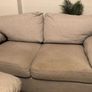 2-piece grey fabric sofa (20euro for 1, 30euro for 2) Image 2
