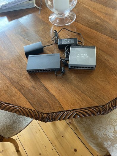 2 network switches