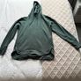 Sweaty Betty Green Escape Luxe Fleece Crew Neck Hoodie Image 4