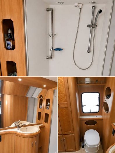 Hobby Prestige Twin Axle Caravan with new Awning