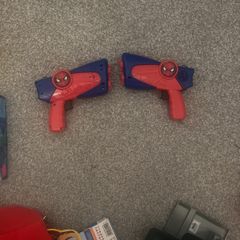 Spiderman laser gun
