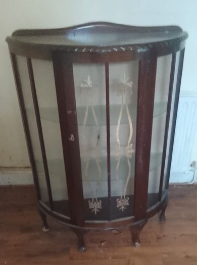vintage mahogany cabinet