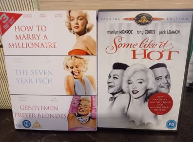Marilyn Monroe Dvd Collection Bundle Vintage Movies
