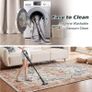 NEW SALE | Washable Rugs Living Room Non Slip Area Rugs for Bedroom Machine Washable Rug Soft Short Pile Large Living Room Rug Vintage Oriental Boho Rug Non Shedding Dense Rugs 80x150cm Image 4