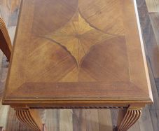 two matching side tables