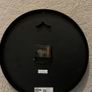2 wooden chairs and a wall clock Image 5