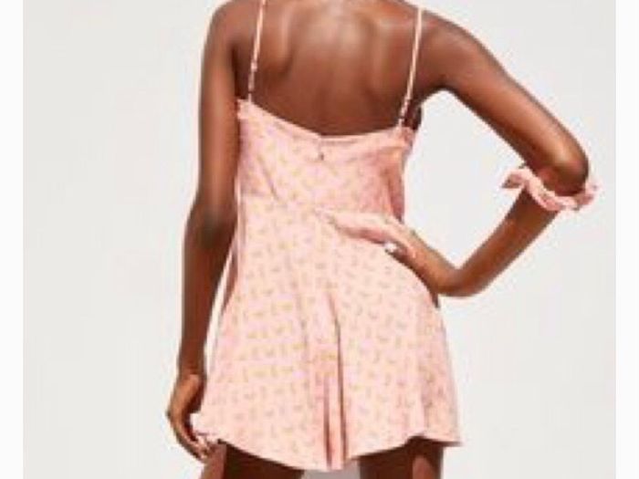 Zara banana print romper