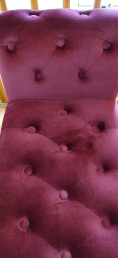 Velvet Bench  Wine/Burgundy