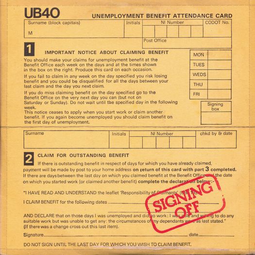 UB40   Signing Off +12"