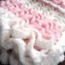 Crochet Baby Blanket with ruffles aran Image 9