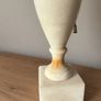 Vintage Alabaster Stone Table Lamp Image 5