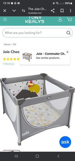 Jole travel cot