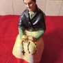 Vintage Chalkware ( Old Lady Sitting On A Rocking Chair  ) Image 6