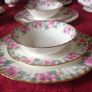Rare 45 Piece Royal Albert Lydia Bone China Gold Gilt Dinner And Tea Service / Set For 6 Person Setting Made In England Image 8