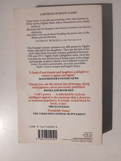 Candy Is Dandy - The Best of Ogden Nash selected by Linell Smith & Isabel Eberstadt
