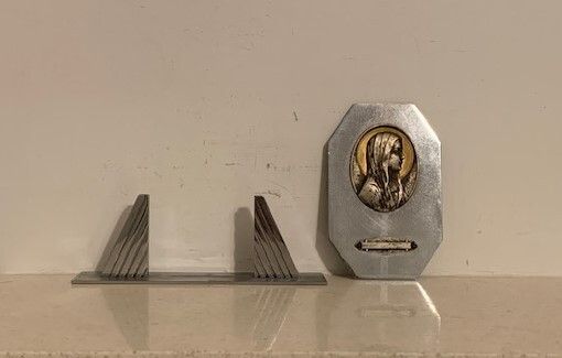 Antique Art Deco Virgin Mary Shrine