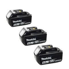 Makita BL1850 18V 5.0Ah LXT Lithium-Ion Battery (Pack of 3)