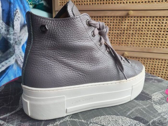 Carl Scarpa platform trainers