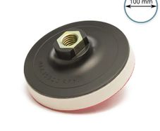 Glass Polish 12646 - 100 mm ( 4") Rotary buffing backing pad 5/8"-11 - Hard