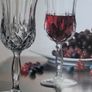 New vintage crystal white/Red wine glasses Image 2