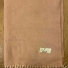 SKY cashmere blush pink scarf pashmina shawl