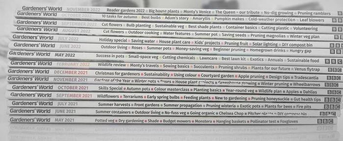 Gardeners World Magazines