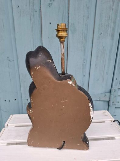 Midcentury Chalk Lamp