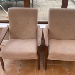 two arm chairs