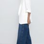 Zara ecru blazer with rolled- up sleeves. Image 9